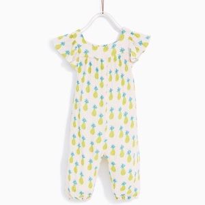 Zara Pineapple🍍 Jumpsuit